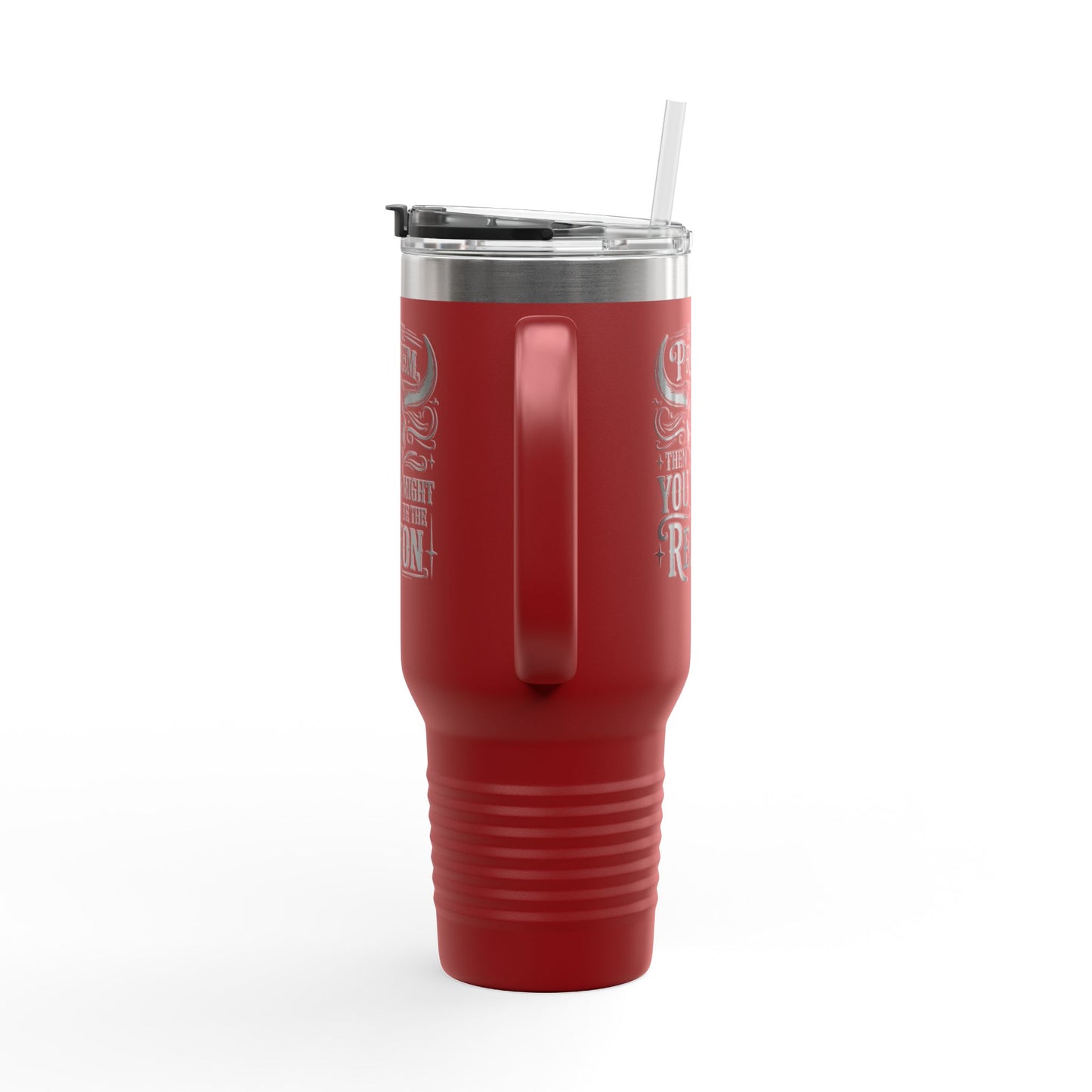 Funny Insulated Travel Mug, 40oz with Quote, Perfect for Road Trips, Camping, Gifting, and Daily Coffee Routines