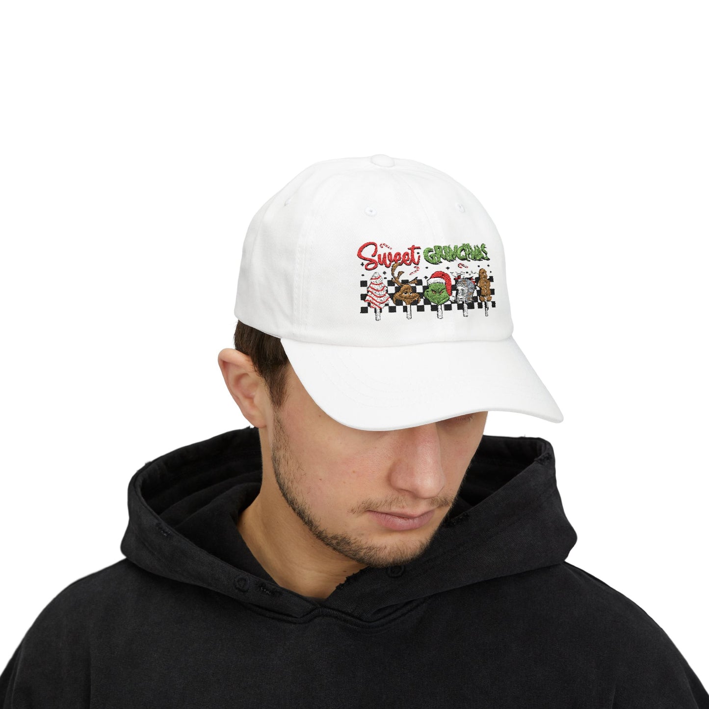 Festive Dad Cap - Sweet Grinchmas Hat for Holiday Cheer, Christmas Gift, Matching Family Outfit, Winter Accessory, Trendy Headwear