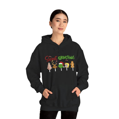 Sweet Grinchmas Hoodie, Cozy Holiday Sweatshirt, Christmas Gift for Him/Her, Unisex Xmas Apparel, Festive Winter Hoodie