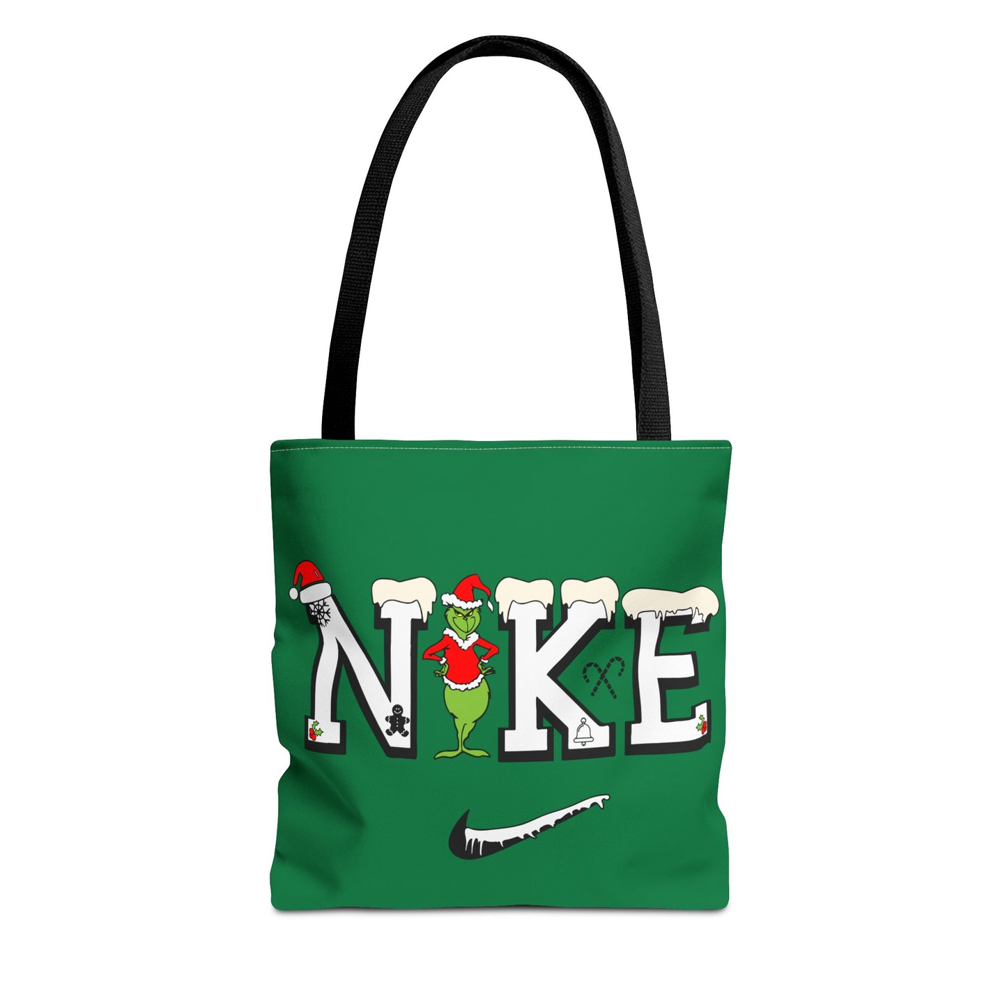 Whimsical Christmas Tote Bag, Grinch Design, Holiday Shopping, Gift Bag, Eco-Friendly, Merry Christmas Decor