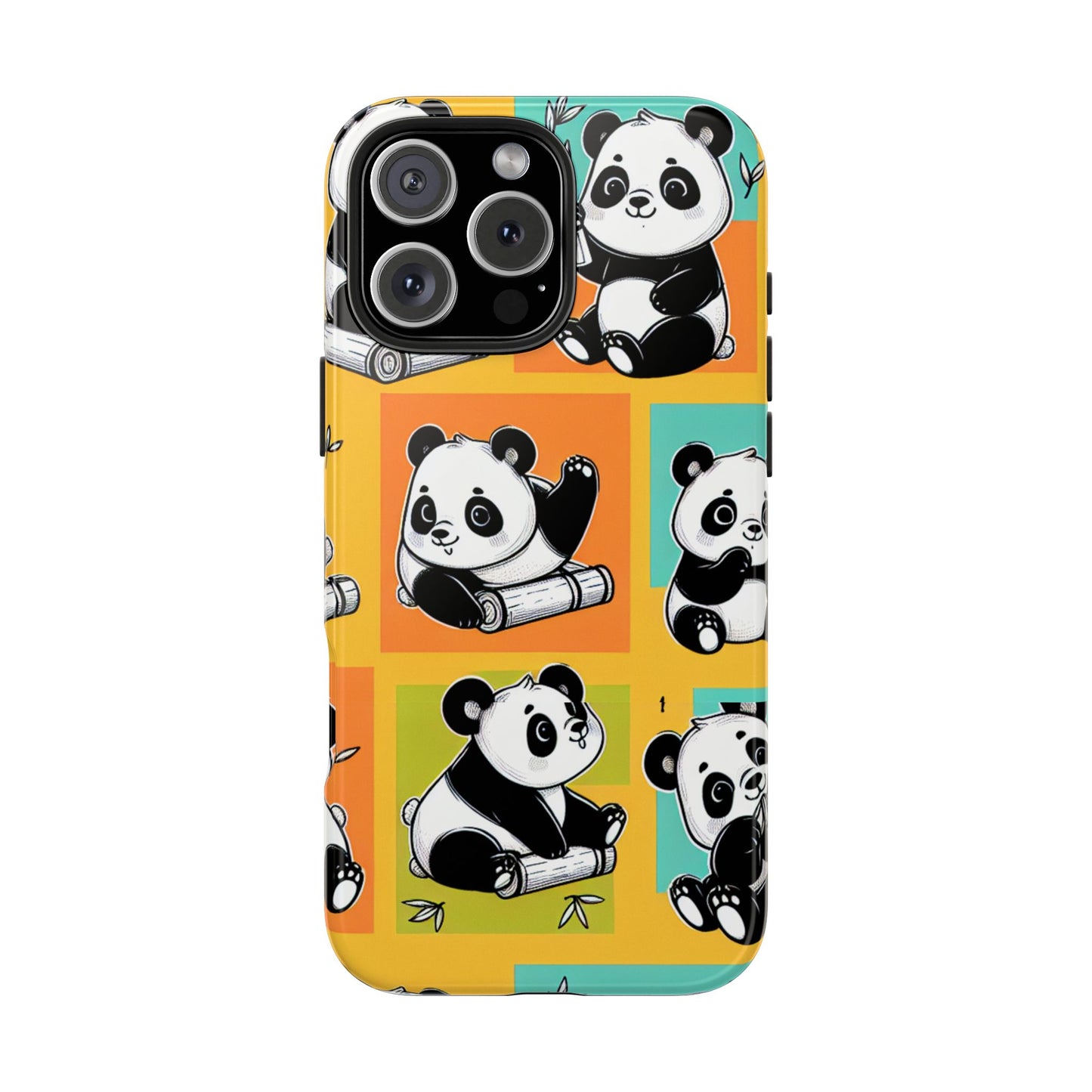 Cute Panda Phone Cases, Tough Panda Phone Cases, Gifts for Animal Lovers, Cute Cell Phone Cover, Fun Smartphone Accessories