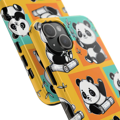 Cute Panda Phone Cases, Tough Panda Phone Cases, Gifts for Animal Lovers, Cute Cell Phone Cover, Fun Smartphone Accessories