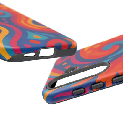 Vibrant Phone Case - Colorful Tough Case, Protective Cover, Unique Design, Trendy Gift, Phone Accessory