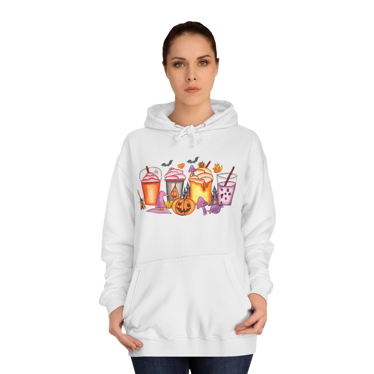 Unisex Halloween Hoodie for adults that want some fun drinking designs to give their clothes a pop of color