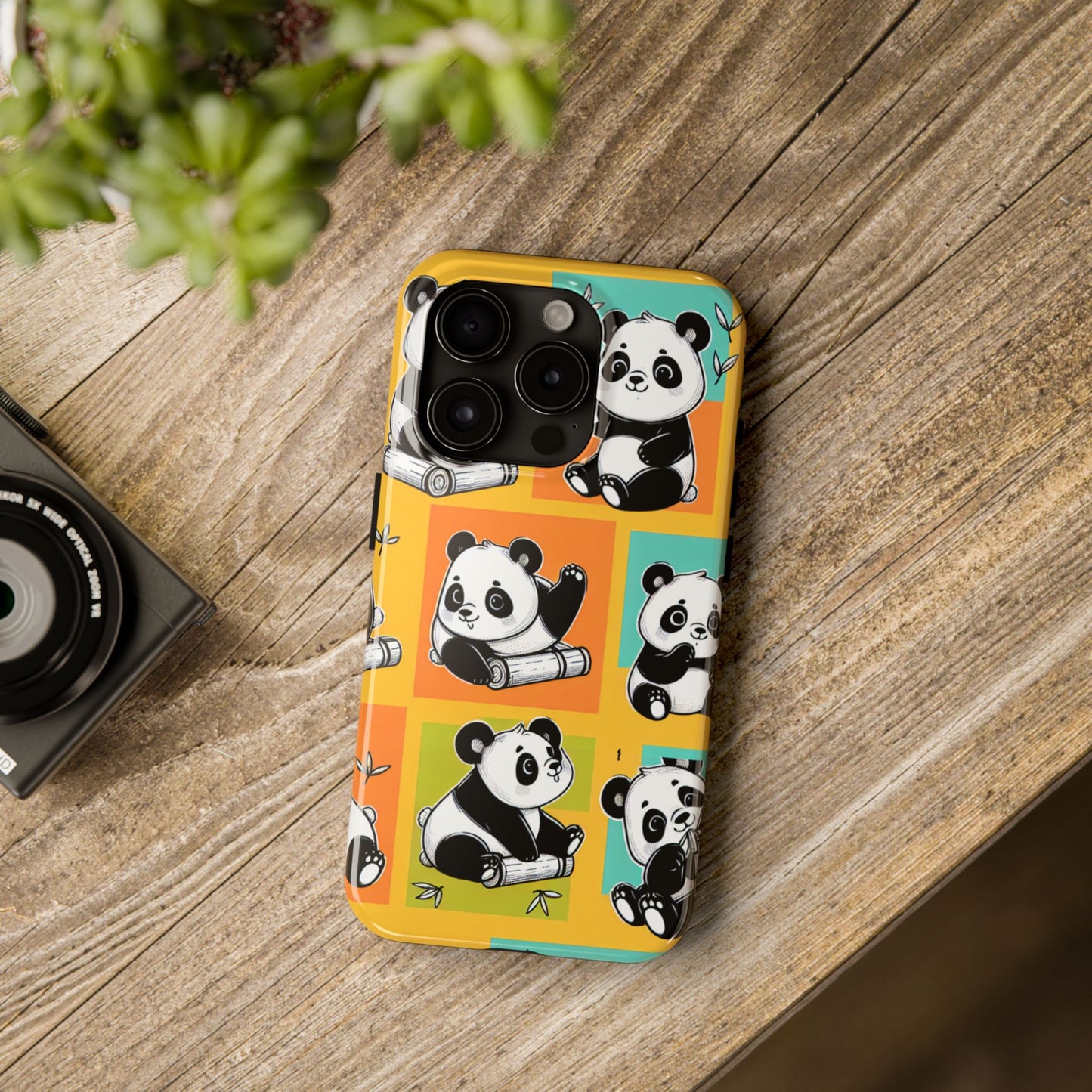 Cute Panda Phone Cases, Tough Panda Phone Cases, Gifts for Animal Lovers, Cute Cell Phone Cover, Fun Smartphone Accessories