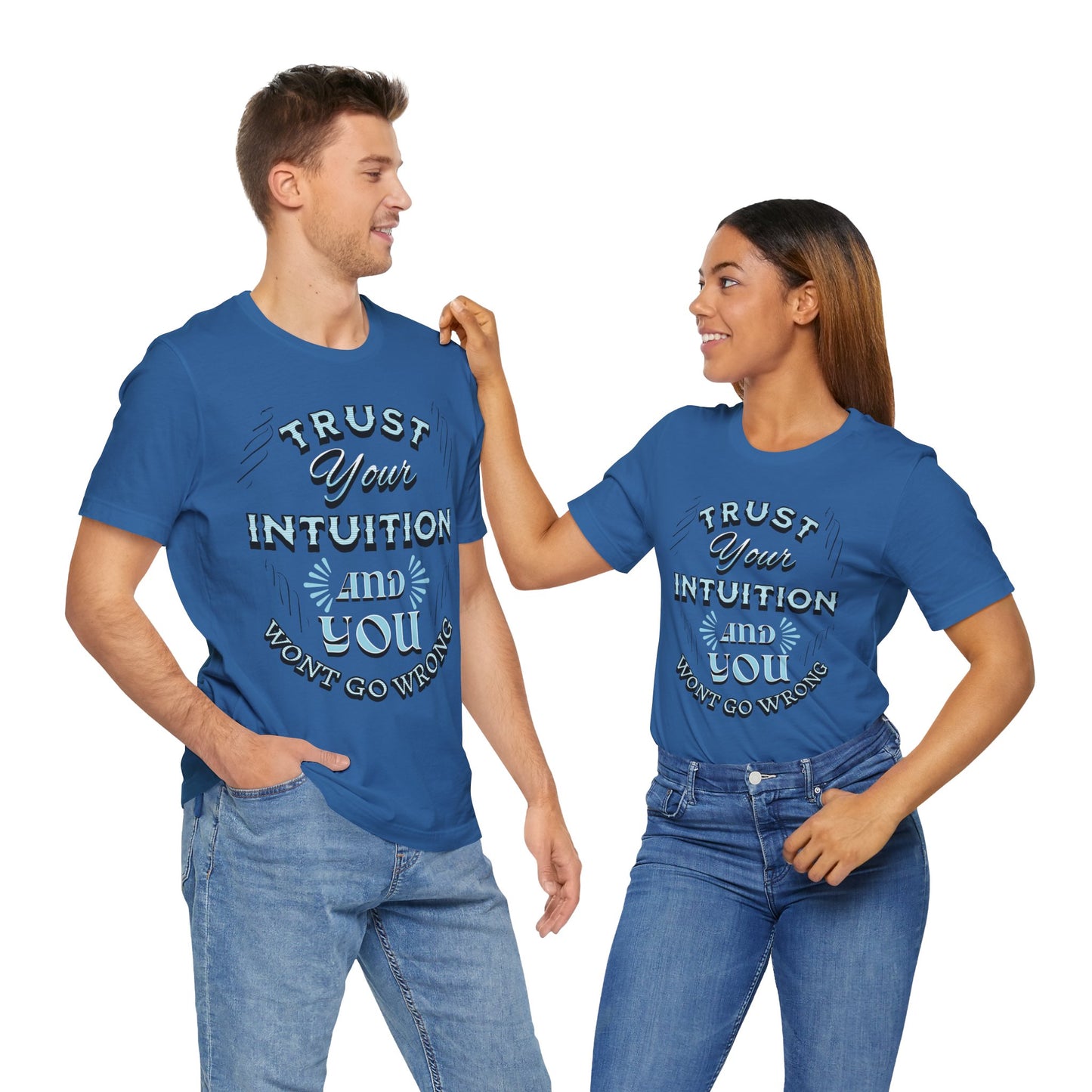 Trust Your Intuition Tee - Inspirational Unisex Jersey Short Sleeve Shirt, Motivational Gift, Casual Wear, Everyday Inspiration, [...]