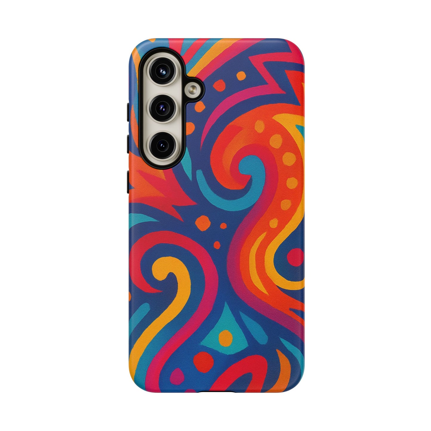 Vibrant Phone Case - Colorful Tough Case, Protective Cover, Unique Design, Trendy Gift, Phone Accessory