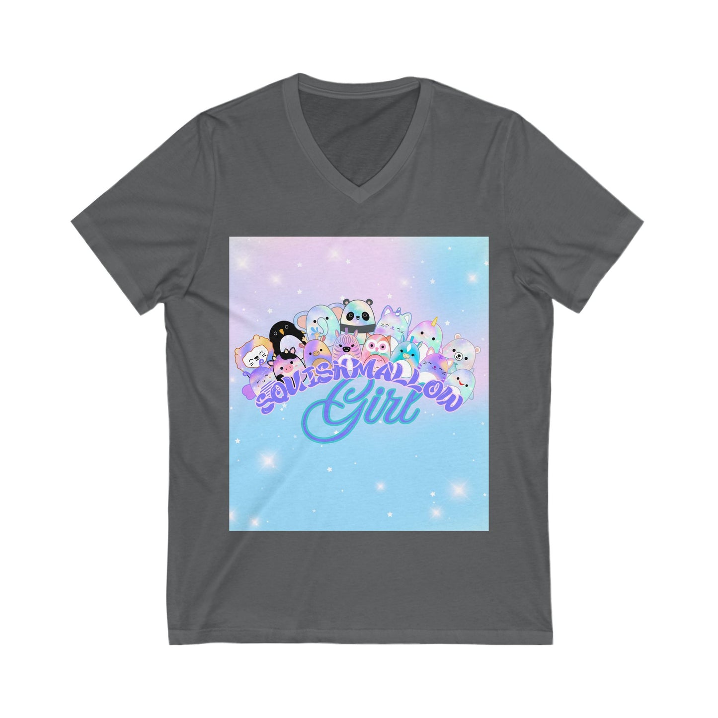 Unisex Jersey Short Sleeve V-Neck Tee