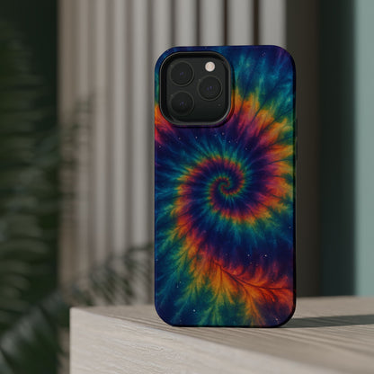 Colorful Tie-Dye Magnetic Phone Cases, Boho Phone Accessories, Unique Gift for Teens, Vibrant Phone Cover for Festivals, Summer Vibes