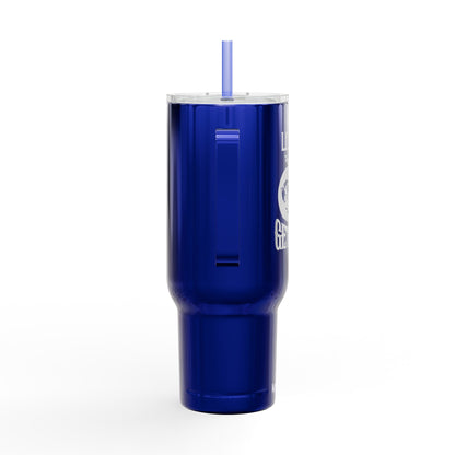 Personalized Insulated Tumbler with Lid, 40oz - Perfect for Parties, Gifts, Travel, Halloween, Get Lit Design