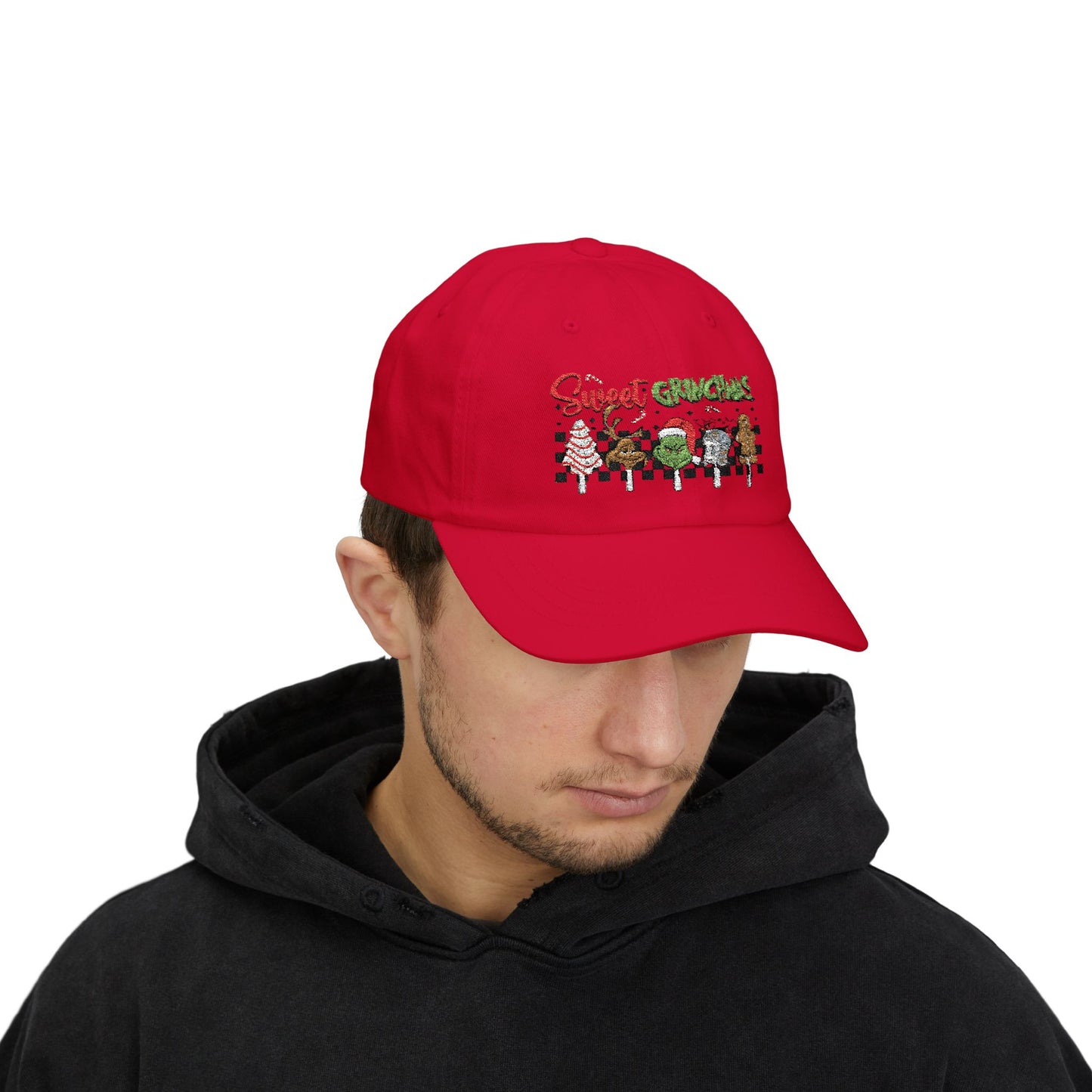 Festive Dad Cap - Sweet Grinchmas Hat for Holiday Cheer, Christmas Gift, Matching Family Outfit, Winter Accessory, Trendy Headwear