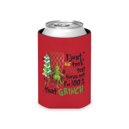 Grinch Can Cooler, Holiday Beverage Insulator, Funny Christmas Gift, Grinch Themed Drink Holder, Festive Party Accessory