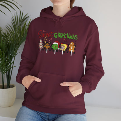 Sweet Grinchmas Hoodie, Cozy Holiday Sweatshirt, Christmas Gift for Him/Her, Unisex Xmas Apparel, Festive Winter Hoodie