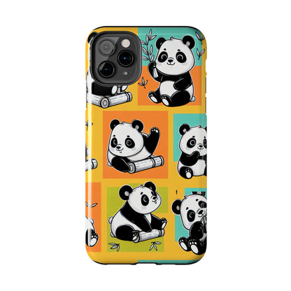 Cute Panda Phone Cases, Tough Panda Phone Cases, Gifts for Animal Lovers, Cute Cell Phone Cover, Fun Smartphone Accessories