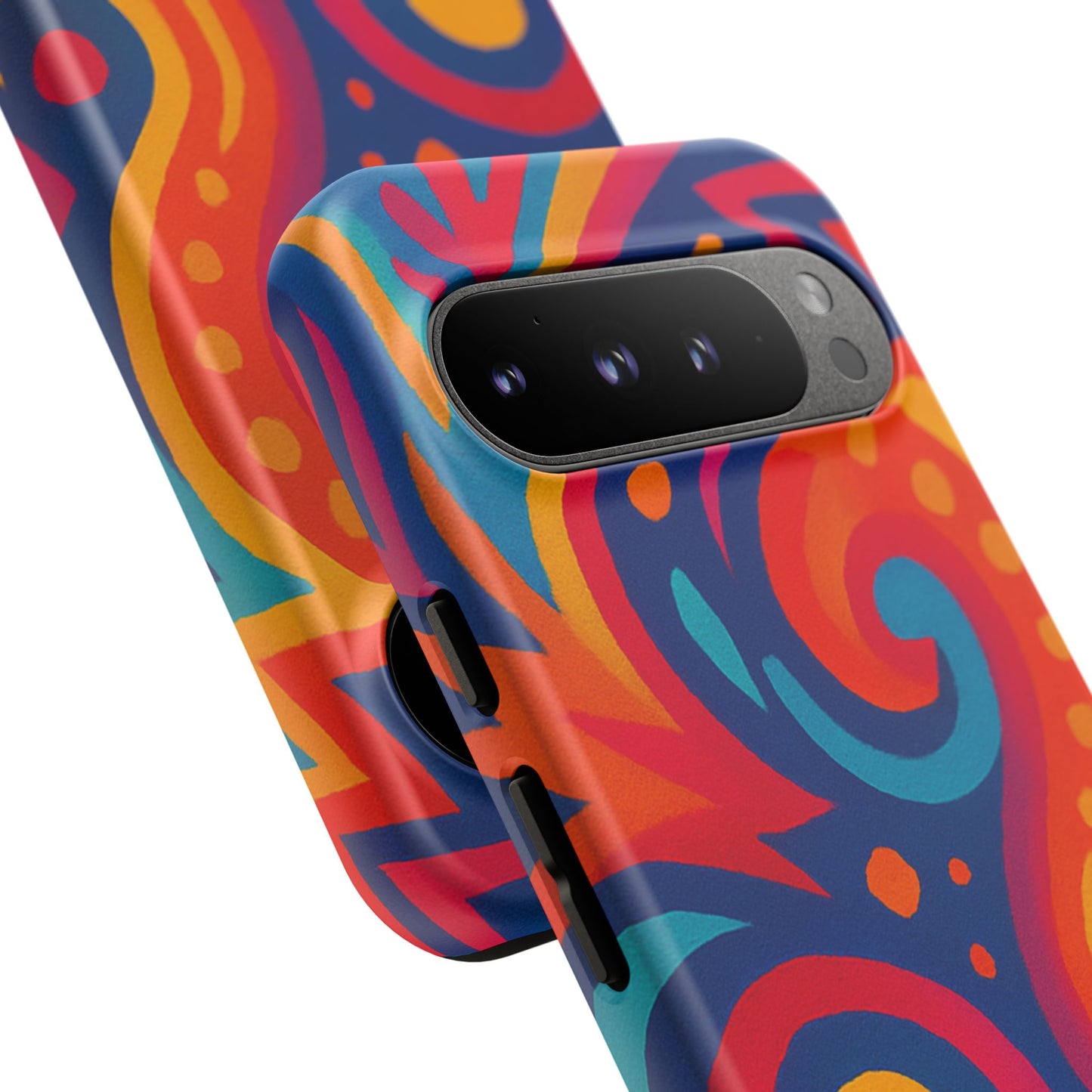 Vibrant Phone Case - Colorful Tough Case, Protective Cover, Unique Design, Trendy Gift, Phone Accessory