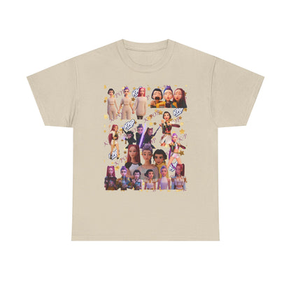 Fun Graphic T-Shirt for Parties, Casual Wear, Birthdays, Gifts, Colorful Life Moments Tee