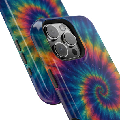 Colorful Tie-Dye Magnetic Phone Cases, Boho Phone Accessories, Unique Gift for Teens, Vibrant Phone Cover for Festivals, Summer Vibes