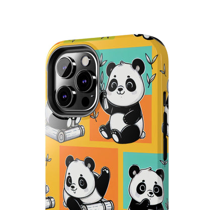 Cute Panda Phone Cases, Tough Panda Phone Cases, Gifts for Animal Lovers, Cute Cell Phone Cover, Fun Smartphone Accessories