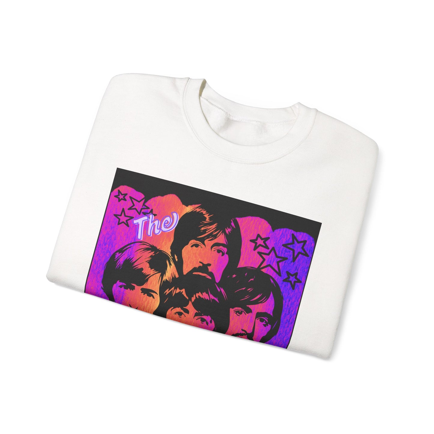Retro Beatles inspired Crewneck Sweatshirt, Unisex Sweatshirt, Music Lover Gift, 60s Vintage Style, Cozy Casual Wear