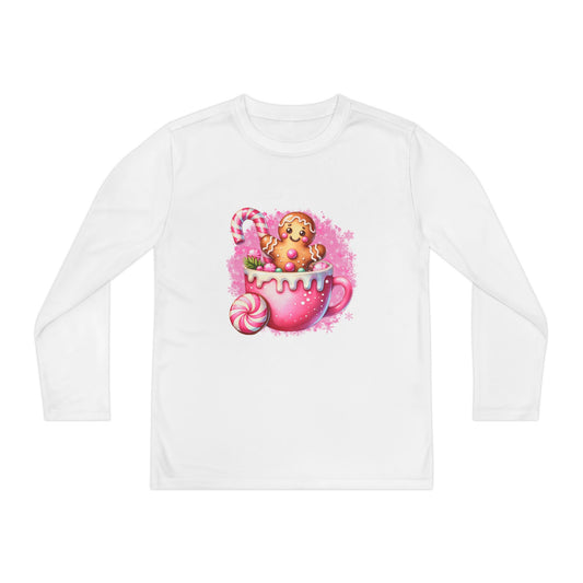 Youth Long Sleeve Holiday Tee - Cute Gingerbread Design, Perfect for Christmas, Winter Celebrations, Gift for Kids, Festive Wear, [...]