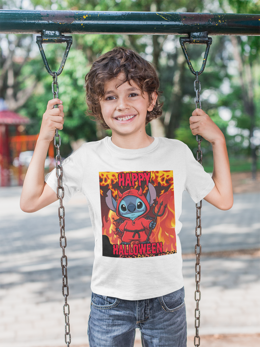 Happy Halloween Toddler Tee, Cute Kids T-Shirt, Halloween Costume, Fall Apparel, Toddler Graphic Shirt