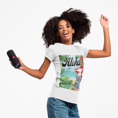 Aloha Paradise Kids Tee, Summer Shirt, Beachwear, Vacation Gift, Nature Lover Gift, Tropical Vibes, Kids Summer Fashion