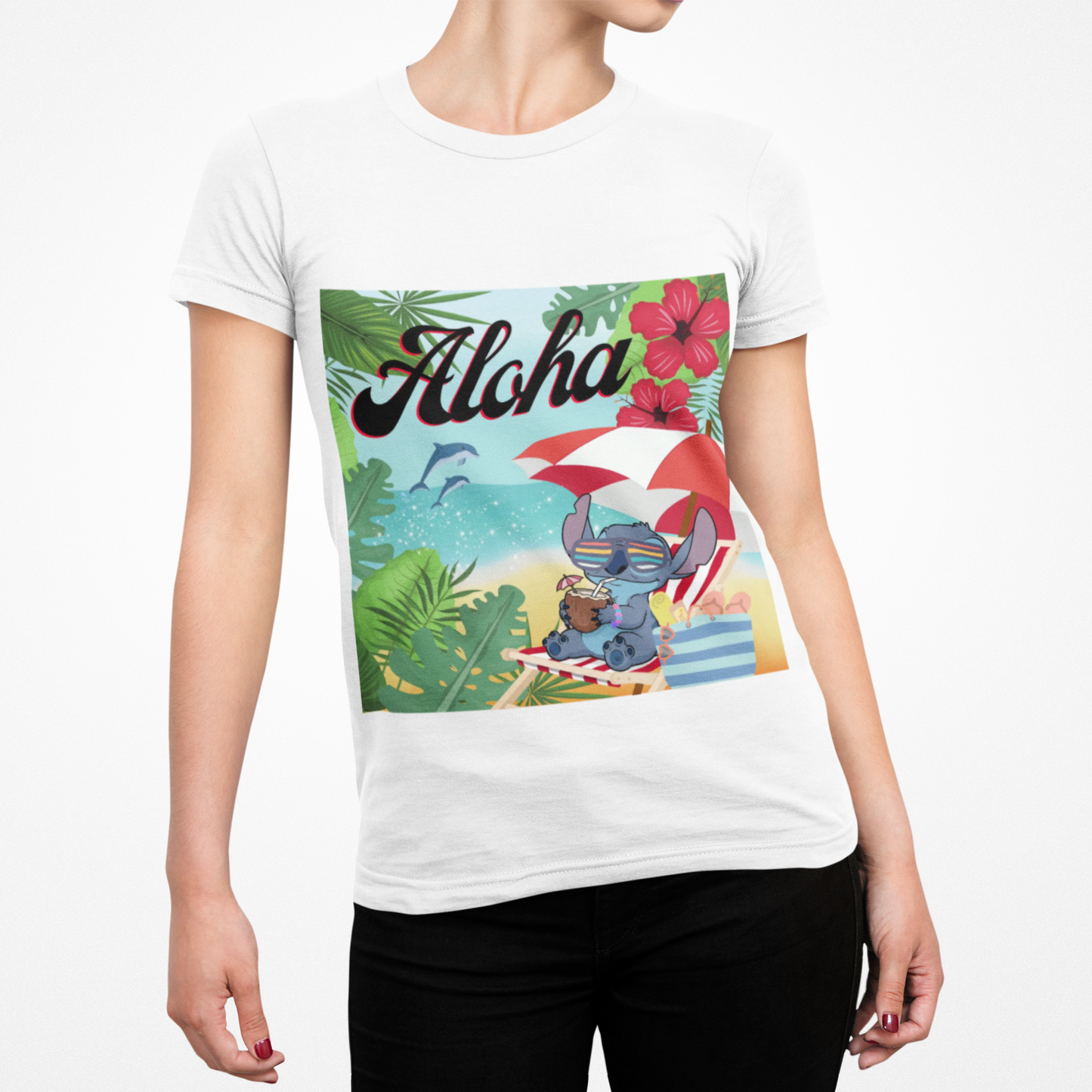 Aloha Paradise Kids Tee, Summer Shirt, Beachwear, Vacation Gift, Nature Lover Gift, Tropical Vibes, Kids Summer Fashion