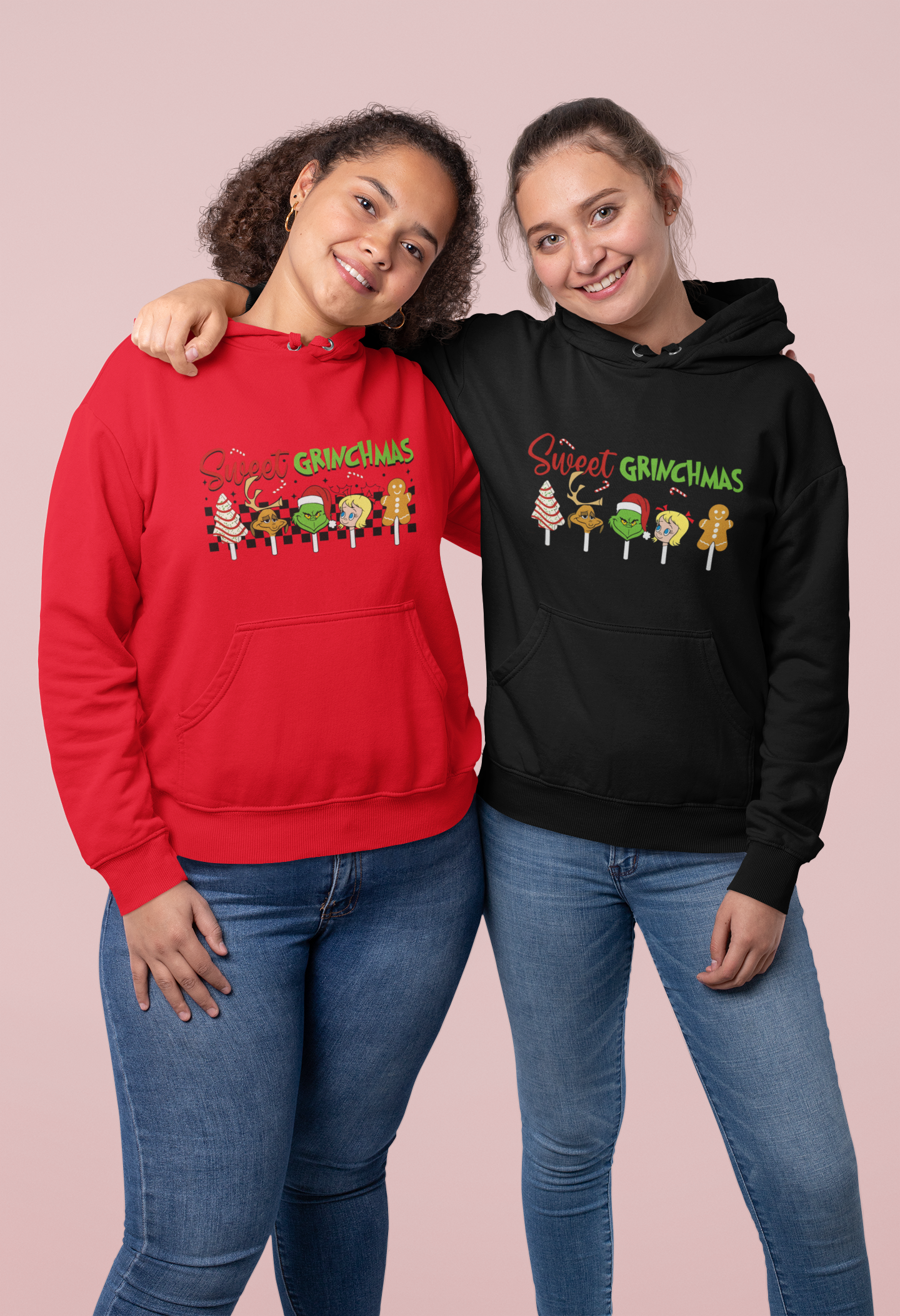 Sweet Grinchmas Hoodie, Cozy Holiday Sweatshirt, Christmas Gift for Him/Her, Unisex Xmas Apparel, Festive Winter Hoodie
