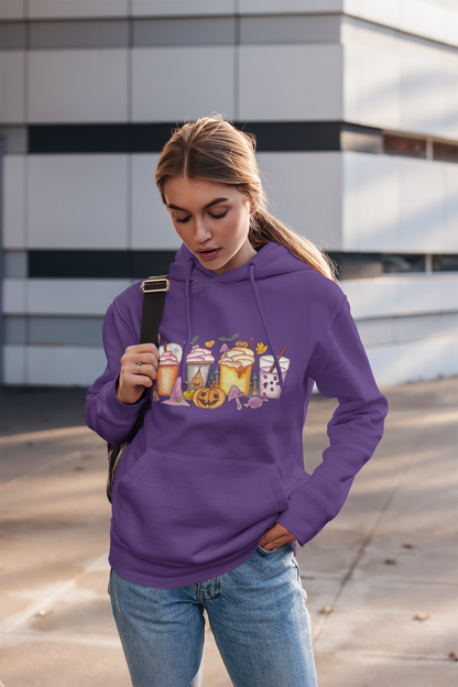 Unisex Halloween Hoodie for adults that want some fun drinking designs to give their clothes a pop of color