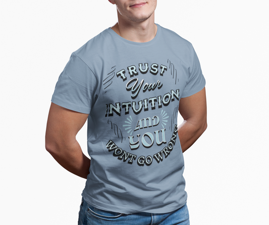 Trust Your Intuition Tee - Inspirational Unisex Jersey Short Sleeve Shirt, Motivational Gift, Casual Wear, Everyday Inspiration, [...]