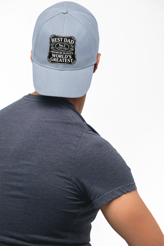 Classic Dad Cap - Best Dad Number 1 Hat, Perfect Father's Day Gift, Casual Style Cap, Unisex Fashion Accessory, Everyday Wear