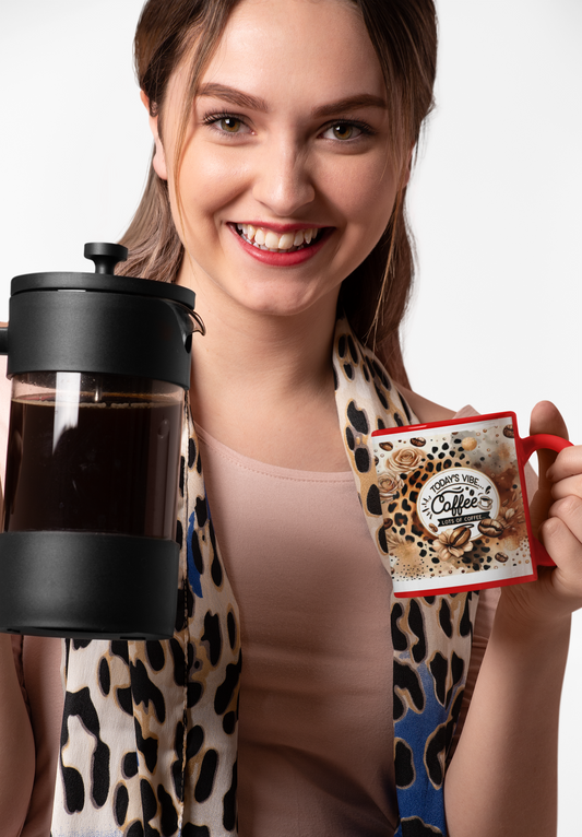 Trendy Coffee Accent Mug | Today's Vibe Coffee Mug, Unique Gift for Coffee Lovers, Chic Kitchen Decor, Fun Birthday Gift, Home Office [...]