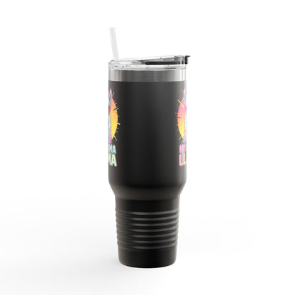 No Drama Llama Insulated Travel Mug, 40oz - Fun, Colorful Drinkware for Llama Lovers, Perfect Gift for Birthdays, Travel, or Camping, [...]