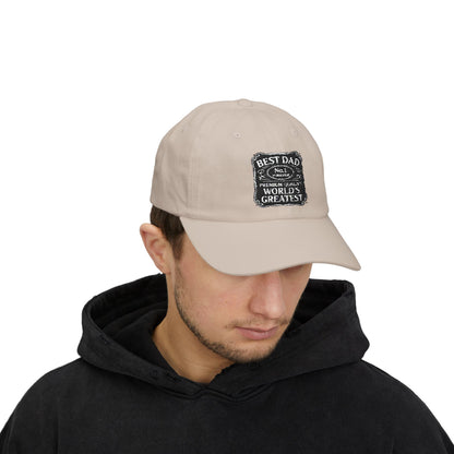 Classic Dad Cap - Best Dad Number 1 Hat, Perfect Father's Day Gift, Casual Style Cap, Unisex Fashion Accessory, Everyday Wear