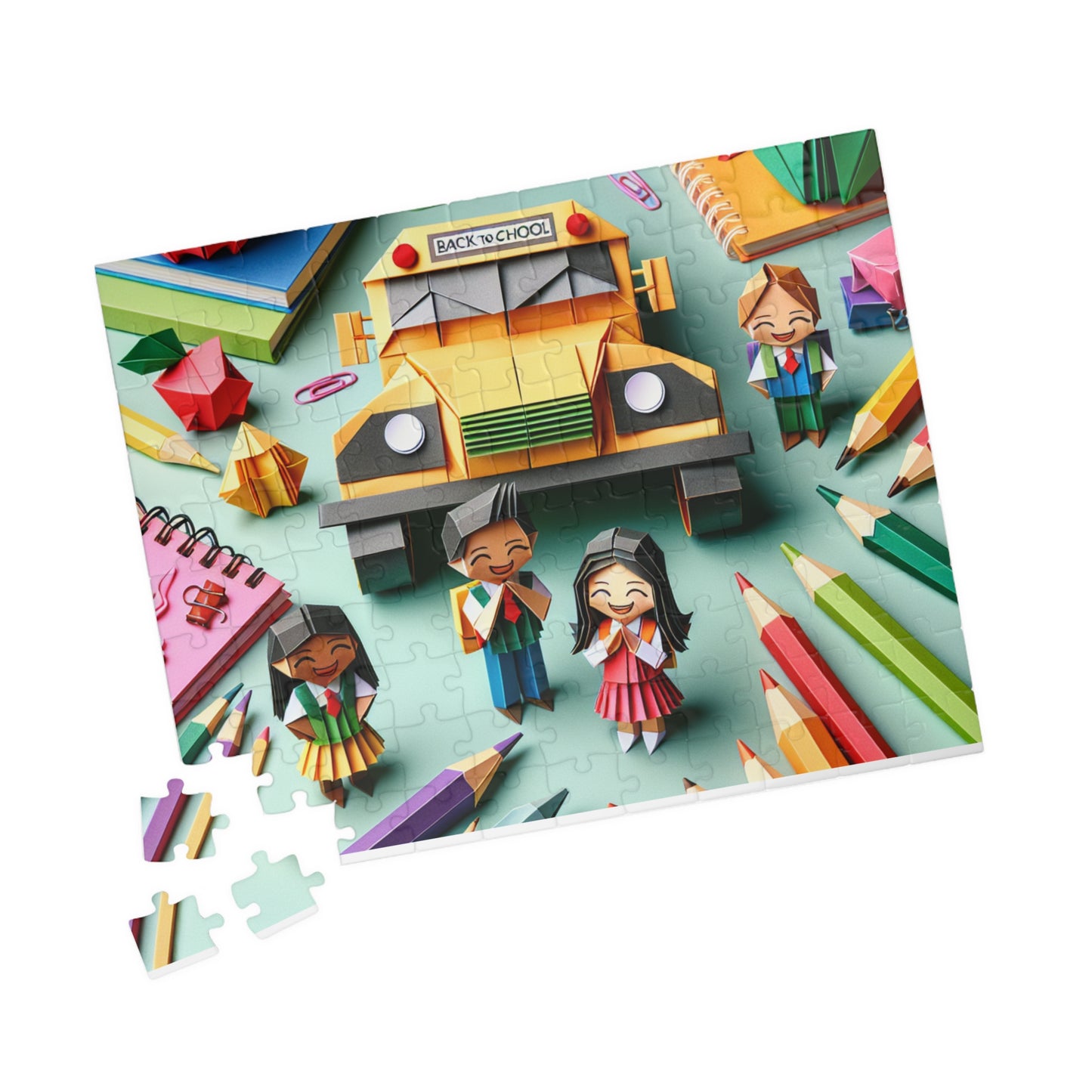 Back to School Puzzle, Fun Family Activity, Educational Gift, 110-252-520-1014 Pieces, Kids’ Learning, Classroom Decor