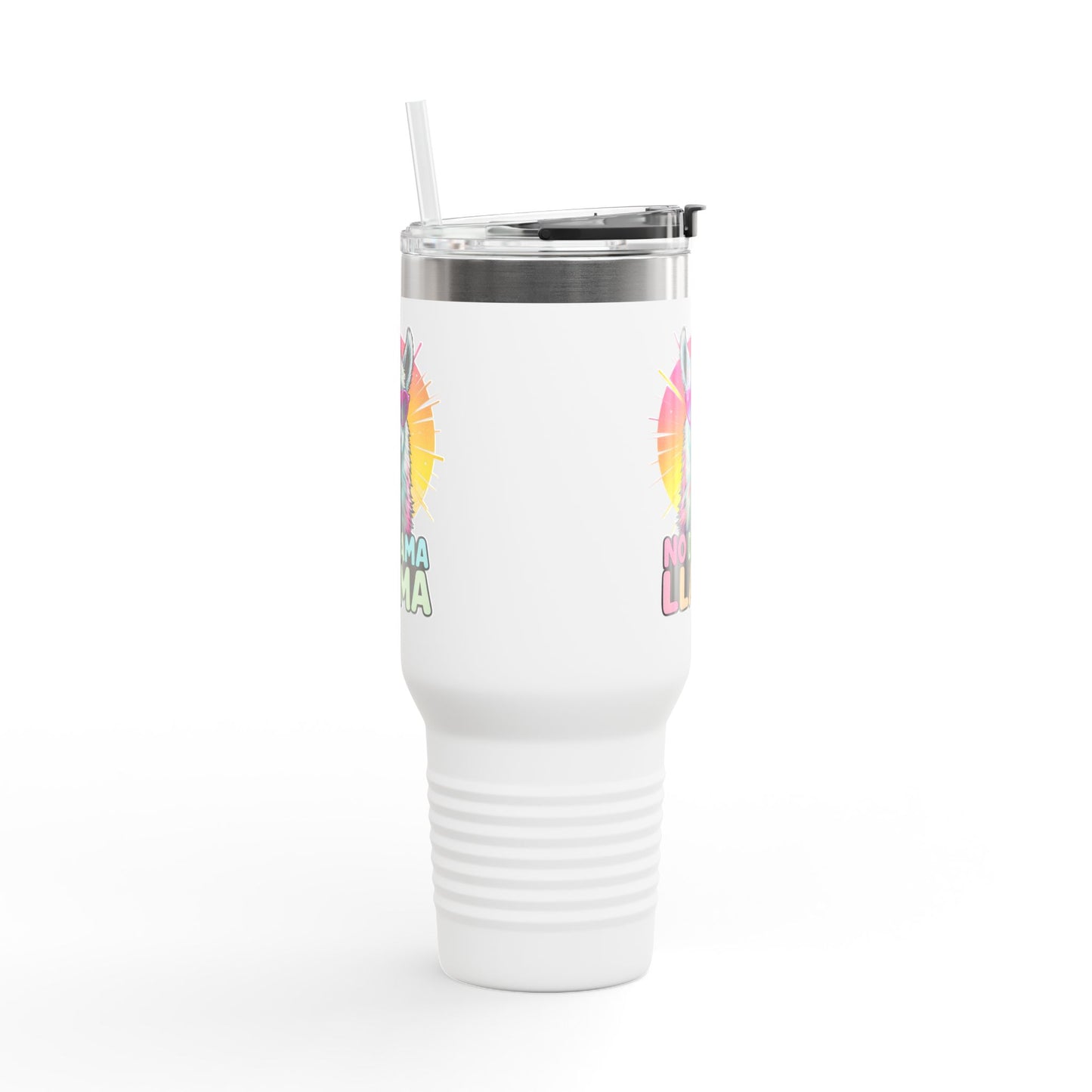No Drama Llama Insulated Travel Mug, 40oz - Fun, Colorful Drinkware for Llama Lovers, Perfect Gift for Birthdays, Travel, or Camping, [...]