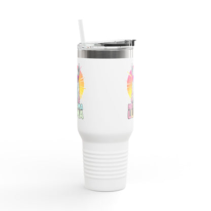 No Drama Llama Insulated Travel Mug, 40oz - Fun, Colorful Drinkware for Llama Lovers, Perfect Gift for Birthdays, Travel, or Camping, [...]
