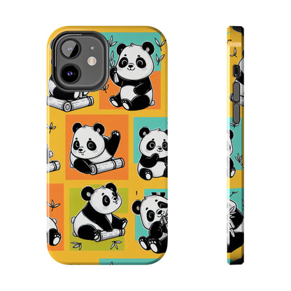 Cute Panda Phone Cases, Tough Panda Phone Cases, Gifts for Animal Lovers, Cute Cell Phone Cover, Fun Smartphone Accessories