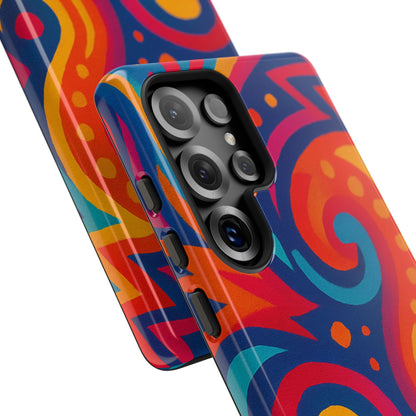 Vibrant Phone Case - Colorful Tough Case, Protective Cover, Unique Design, Trendy Gift, Phone Accessory