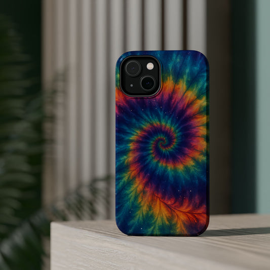 Colorful Tie-Dye Magnetic Phone Cases, Boho Phone Accessories, Unique Gift for Teens, Vibrant Phone Cover for Festivals, Summer Vibes