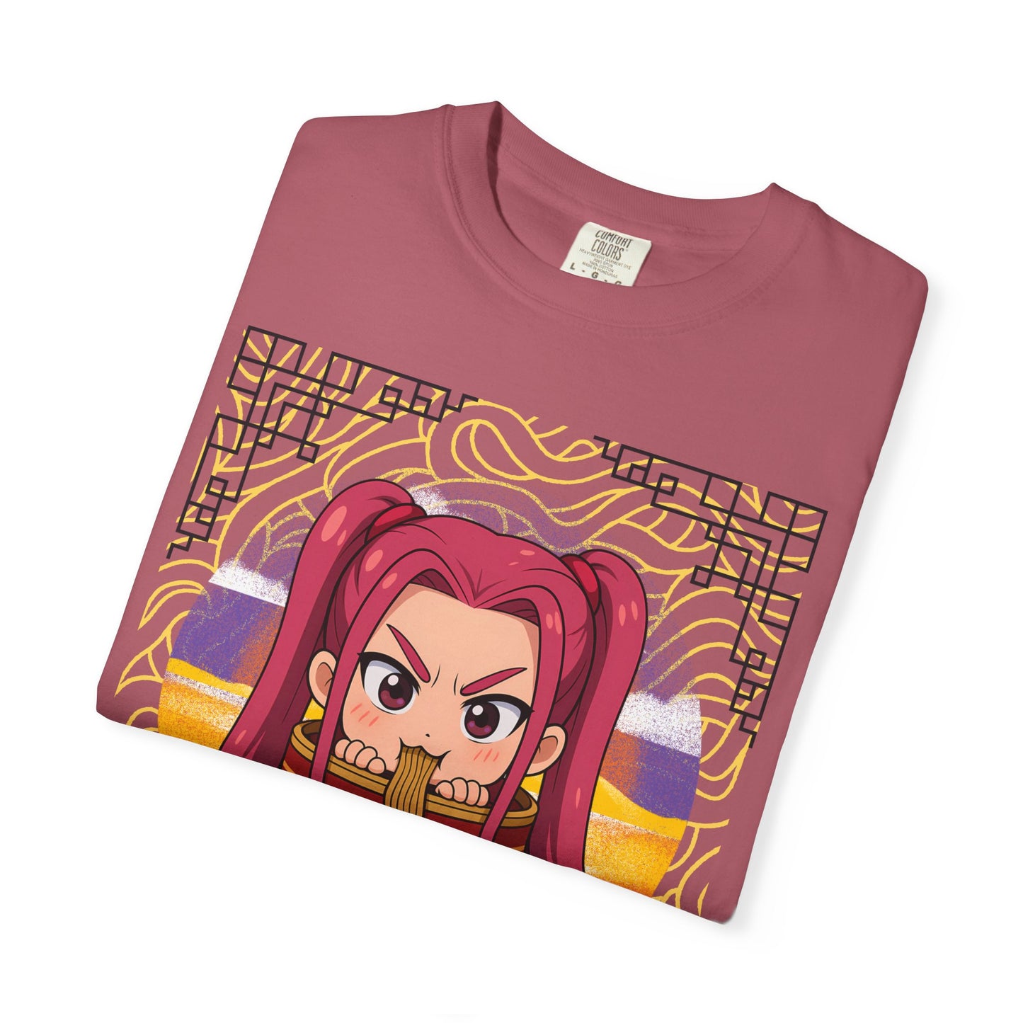 K-Pop Inspired Garment-Dyed T-Shirt, Trendy Streetwear, Anime Fan Apparel, Casual Wear, Gifts for Music Lovers