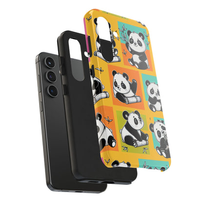 Cute Panda Phone Cases, Tough Panda Phone Cases, Gifts for Animal Lovers, Cute Cell Phone Cover, Fun Smartphone Accessories