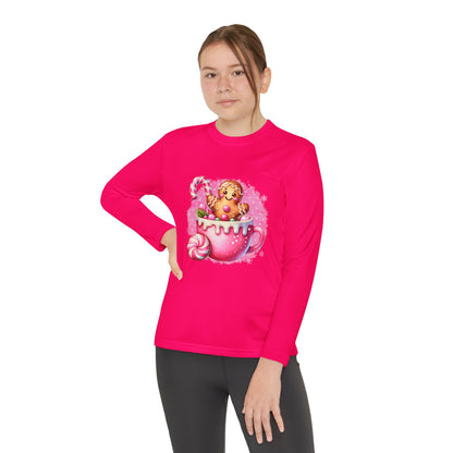 Youth Long Sleeve Holiday Tee - Cute Gingerbread Design, Perfect for Christmas, Winter Celebrations, Gift for Kids, Festive Wear, [...]