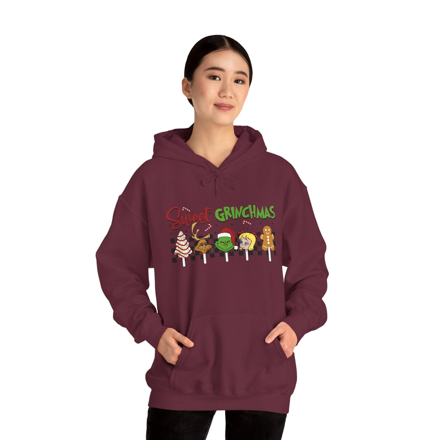 Sweet Grinchmas Hoodie, Cozy Holiday Sweatshirt, Christmas Gift for Him/Her, Unisex Xmas Apparel, Festive Winter Hoodie