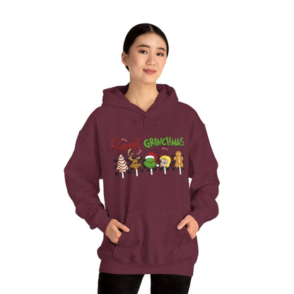 Sweet Grinchmas Hoodie, Cozy Holiday Sweatshirt, Christmas Gift for Him/Her, Unisex Xmas Apparel, Festive Winter Hoodie