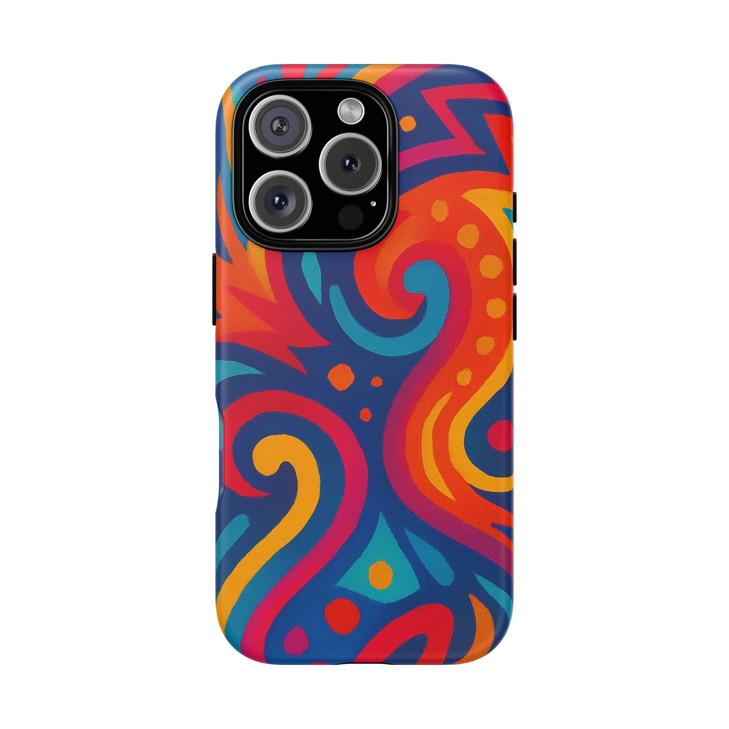 Vibrant Phone Case - Colorful Tough Case, Protective Cover, Unique Design, Trendy Gift, Phone Accessory