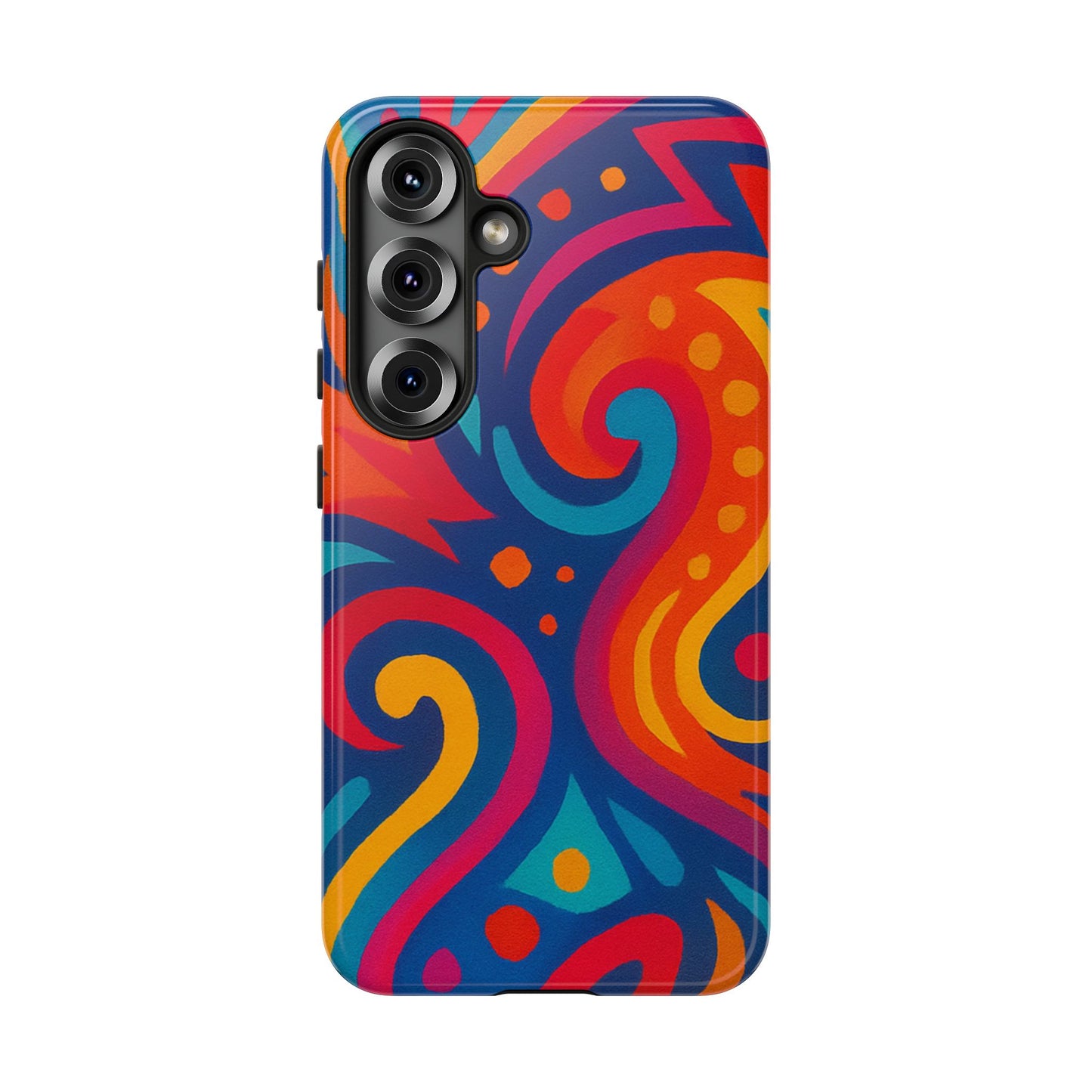 Vibrant Phone Case - Colorful Tough Case, Protective Cover, Unique Design, Trendy Gift, Phone Accessory