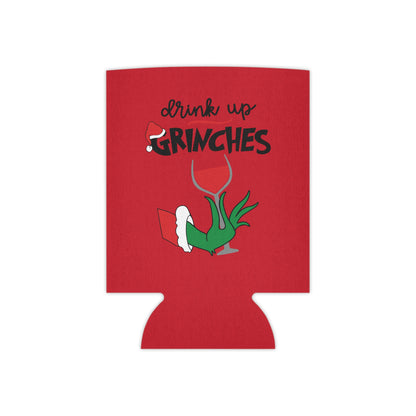 Grinch Can Cooler, Holiday Beverage Insulator, Funny Christmas Gift, Grinch Themed Drink Holder, Festive Party Accessory