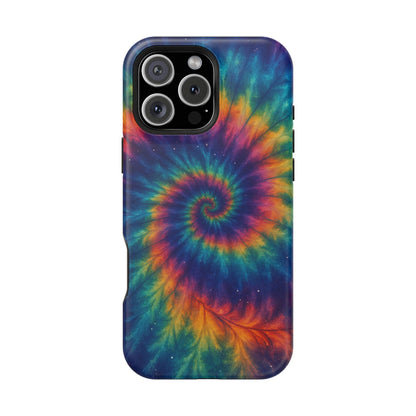 Colorful Tie-Dye Magnetic Phone Cases, Boho Phone Accessories, Unique Gift for Teens, Vibrant Phone Cover for Festivals, Summer Vibes