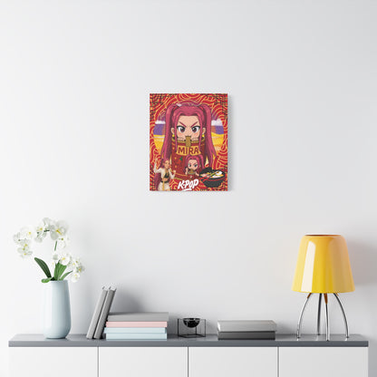 K-Pop Art Canvas Print, Perfect for Fans, Anime Wall Decor, Gift for Music Lovers, Vibrant Home Decoration, Cool Room Aesthetic